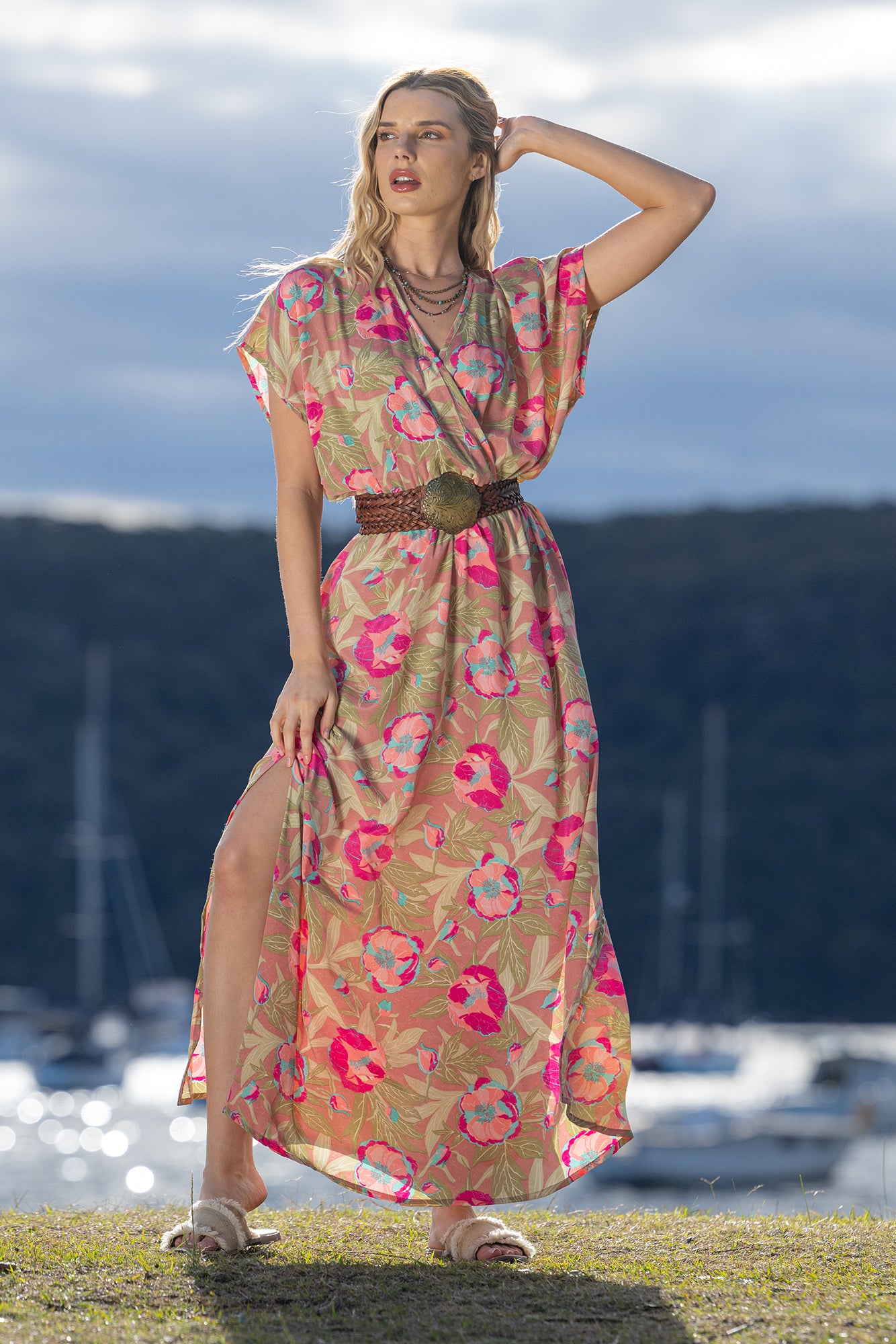 Short Sleeve Dress by Cienna in Bloss