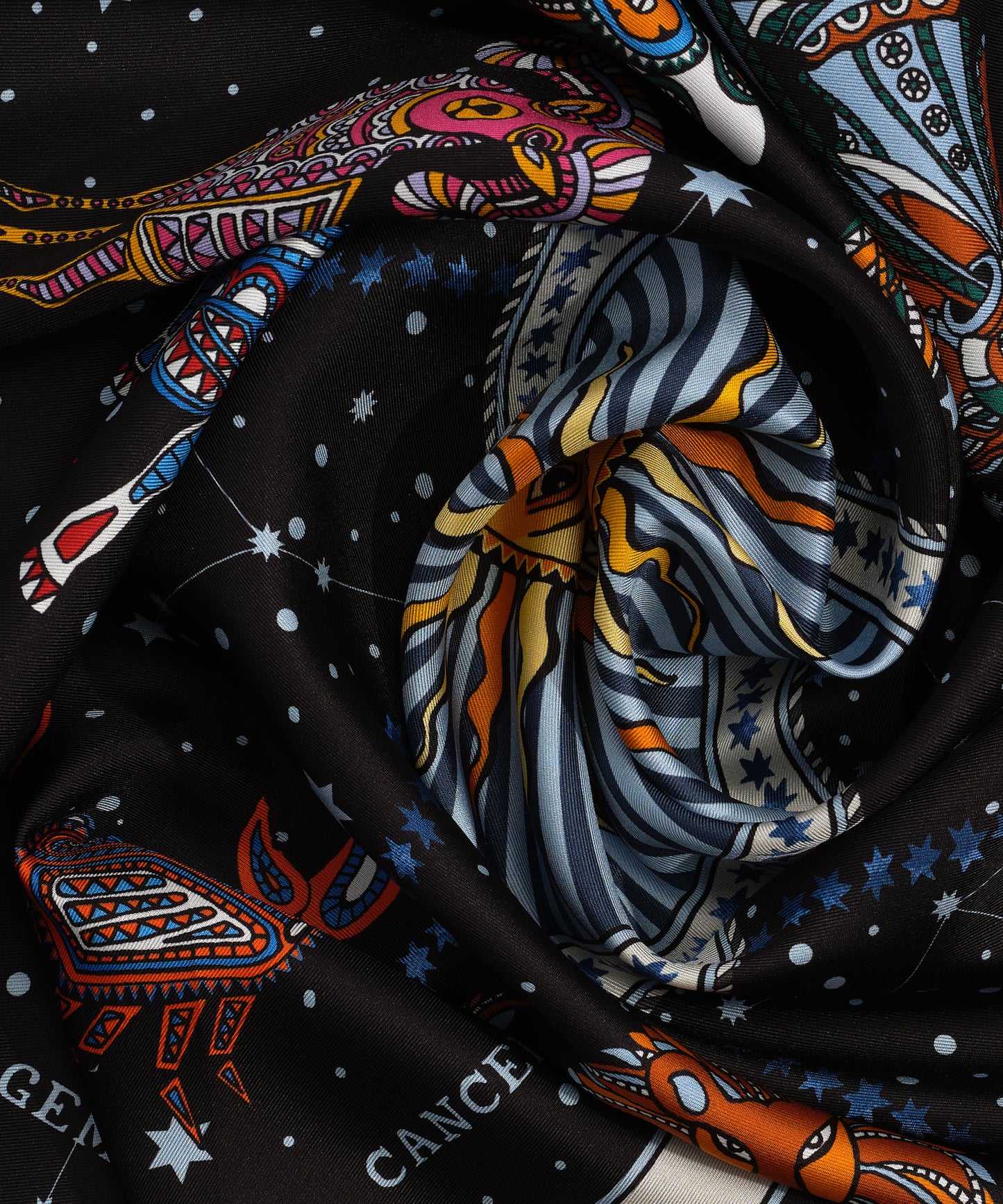 Written in the Stars 35" Silk Square by Echo New York