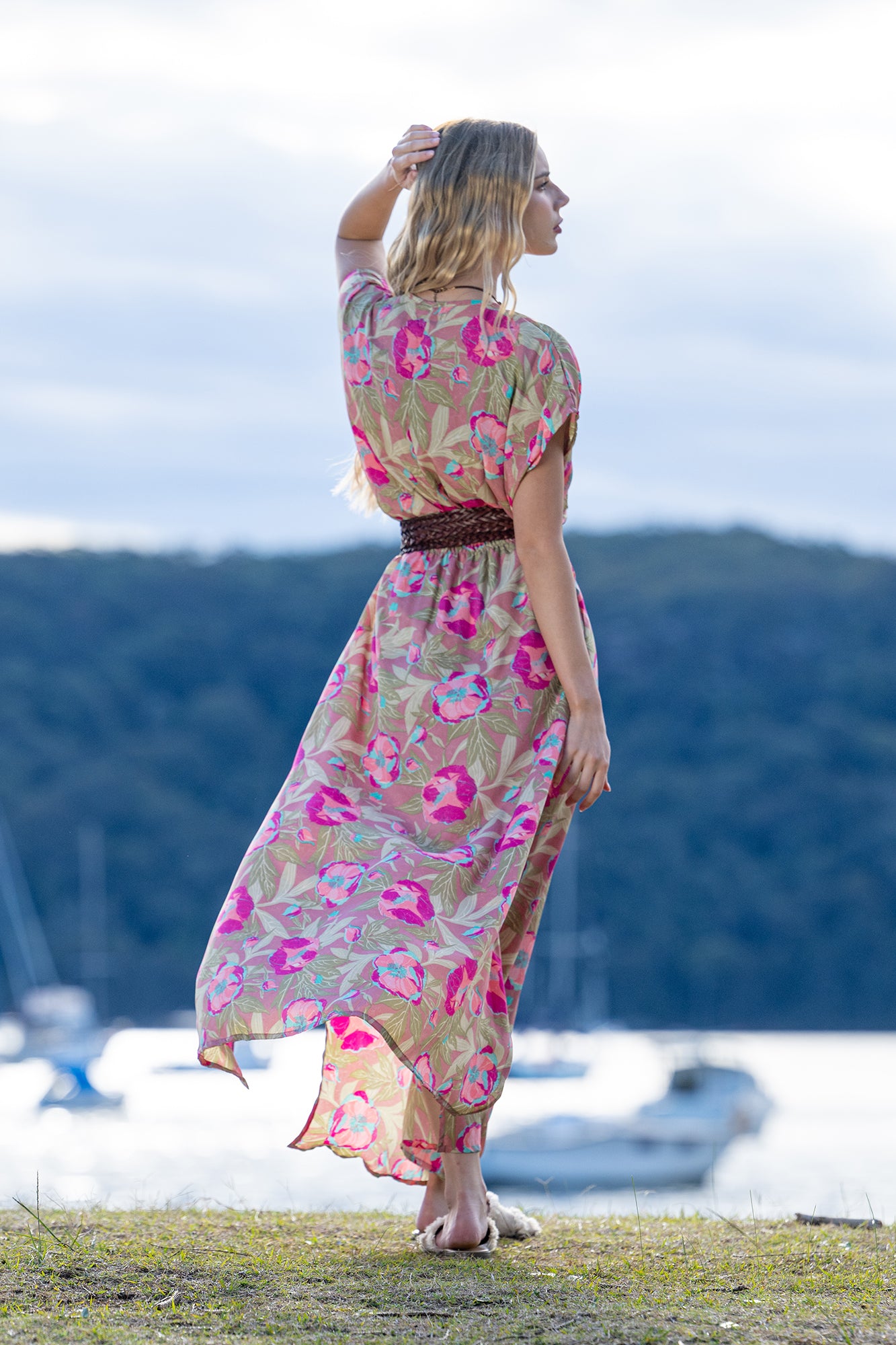 Short Sleeve Dress by Cienna in Bloss