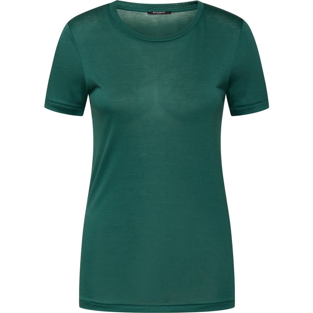 Katka SS T-Shirt by Bruuns Bazaar in Atlantic Green