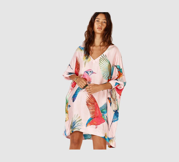 Warbler Short Kaftan by Ruby Yaya