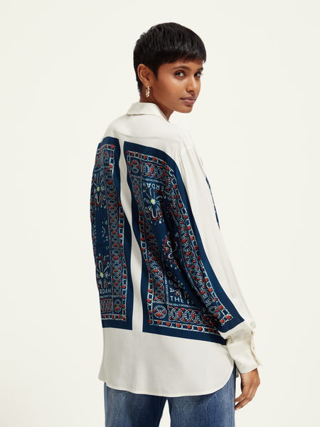 Relaxed Fit Shirt By Scotch & Soda in Bandana Print