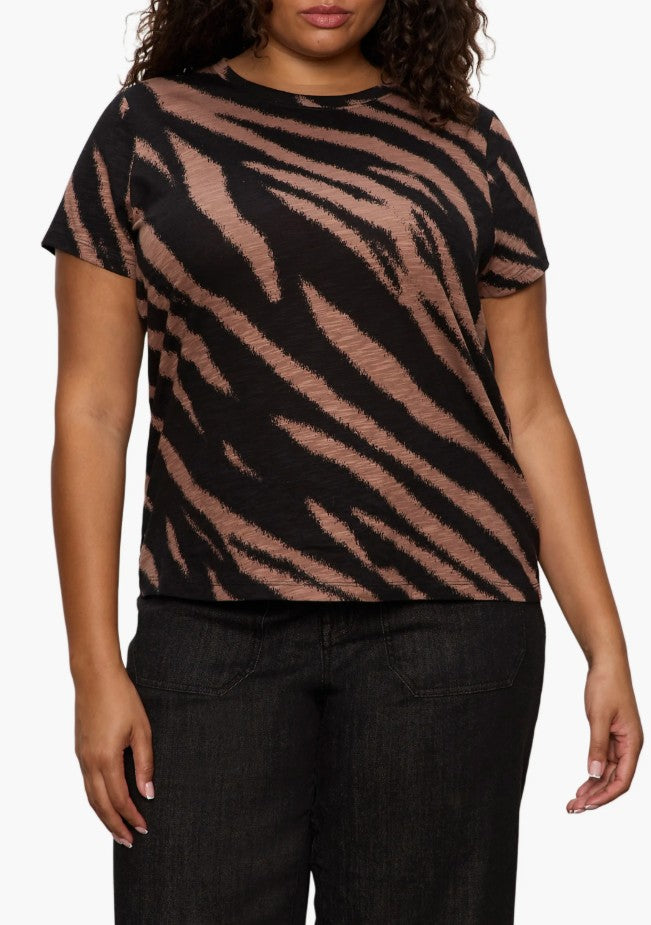 The Perfect Tee by Sanctuary in Abstract Zebra