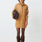 Cliff Dress by Suncoo in Camel Suede