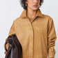 Cliff Dress by Suncoo in Camel Suede