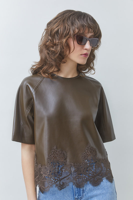London Top by Suncoo in Kaki