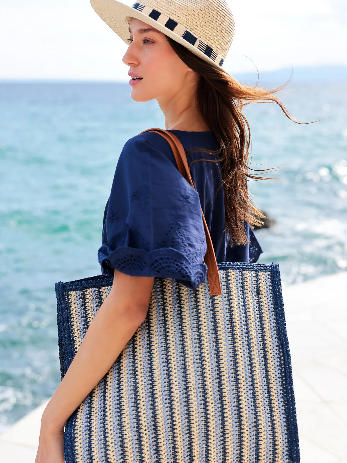 Maya Tote by Shiraleah in Blue