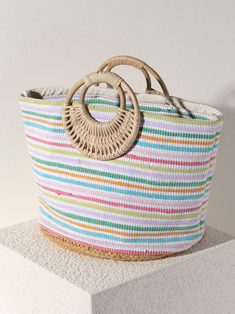 Chiara Top Handle Bag by Shiraleah in Multi
