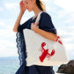 Lobster Tote by Shiraleah in Ivory