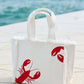 Lobster Tote by Shiraleah in Ivory