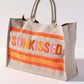 "Sun Kissed" Beach Bag by Shiraleah in Natural