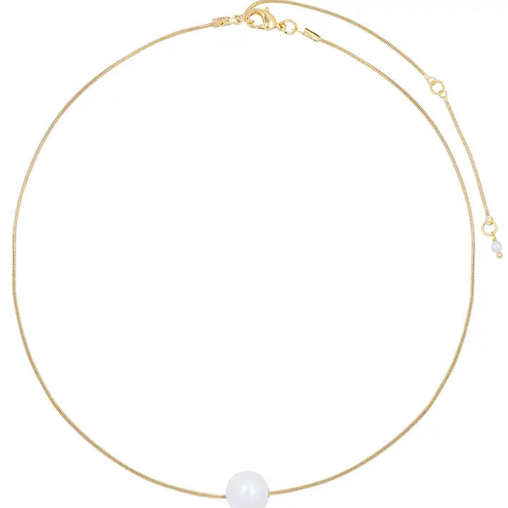 Single Pearl Necklace by Creative Brazil