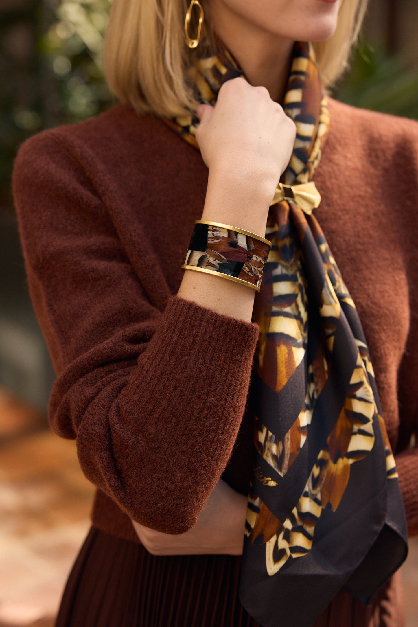 Anya Wide Cuff by Brackish
