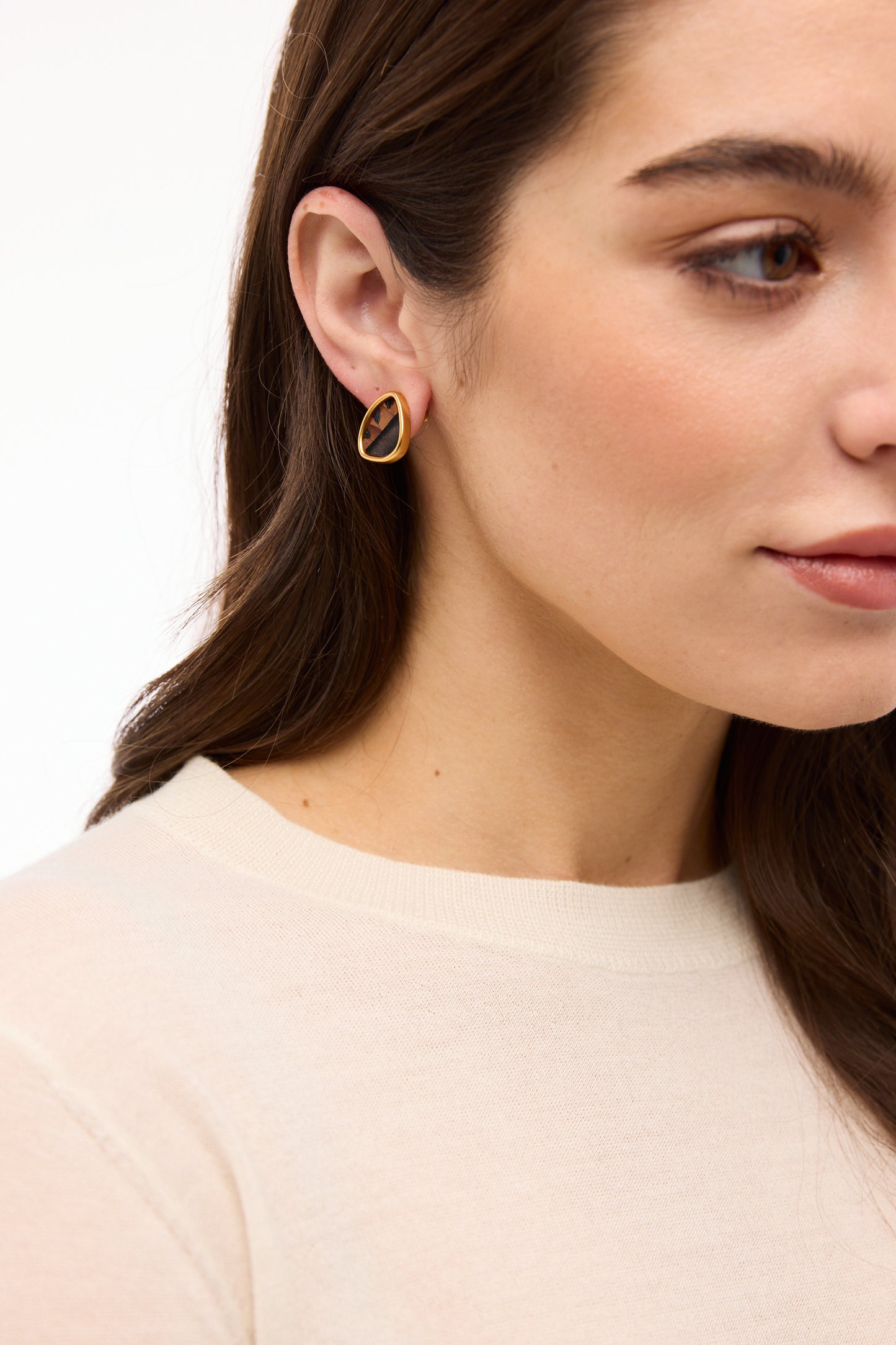 Taylor Organic Stud Earring by Brackish