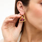 Charlotte Double Triangle Hoop Earring by Brackish