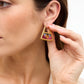 Charlotte Double Triangle Hoop Earring by Brackish