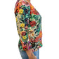 The Janie Favorite 3/4 Sleeve V-Neck Tee by Johnny Was in Carlina Scarf