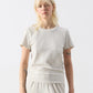 YPAWood Tee by American Vintage in Gris Chine