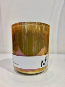 Santal, Sandalwood, Rose Signature Scent Candle by Vincent Jewelry in Latte Iridescent