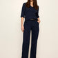 Dolce Notch Neck Tee by Sanctuary in Navy Blazer
