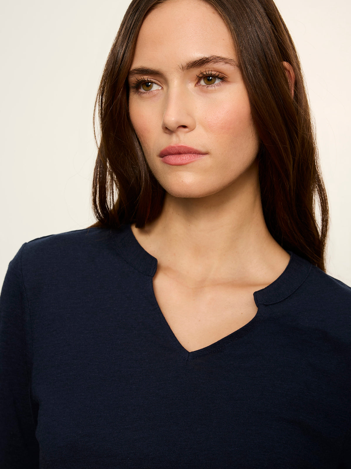 Dolce Notch Neck Tee by Sanctuary in Navy Blazer
