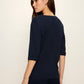 Dolce Notch Neck Tee by Sanctuary in Navy Blazer