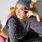 Fiesta Sequin Hat by Shiraleah in Silver