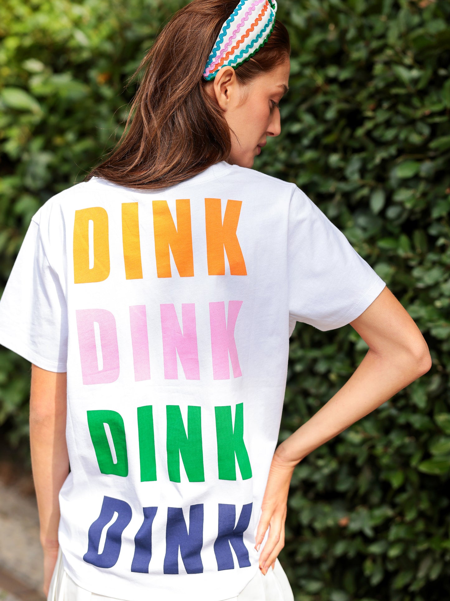 Dink Dink Dink T-shirt by Shiraleah in White