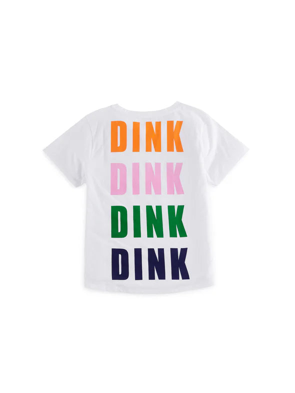 Dink Dink Dink T-shirt by Shiraleah in White