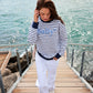 Salty Sweatshirt by Shiraleah in Navy