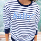 Salty Sweatshirt by Shiraleah in Navy