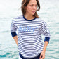 Salty Sweatshirt by Shiraleah in Navy