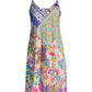 Patchwork Printed Nightgown by Johnny Was in Talavera