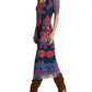 Maya Mesh Midi Dress by Johnny Was in Ryland