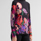 The Janie Favorite Long Sleeve Fitted Mock Neck T-Shirt by Johnny Was in Tajunga