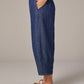 Flax Denim Lantern Pant by Cut Loose in Laundered