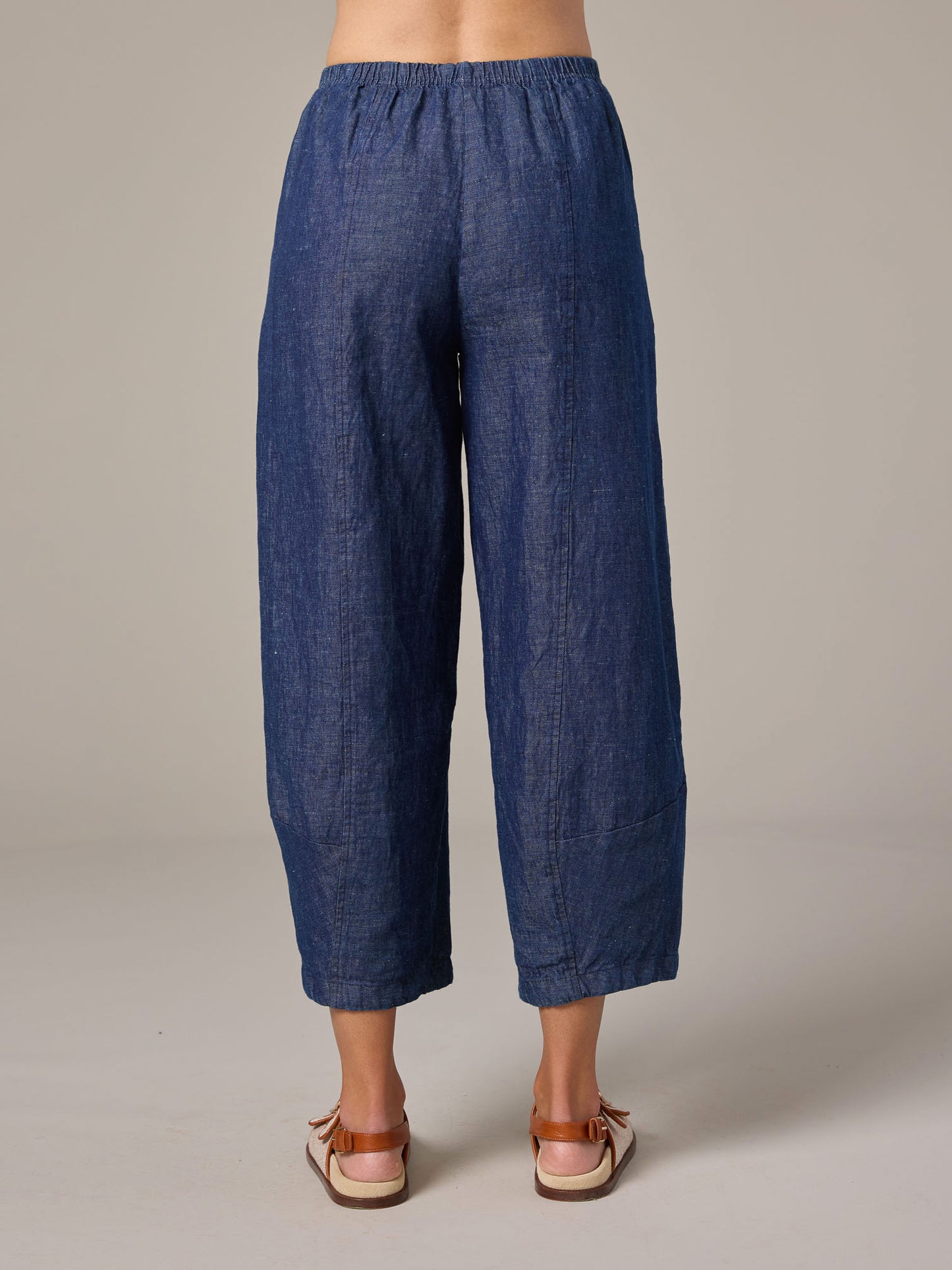 Flax Denim Lantern Pant by Cut Loose in Laundered