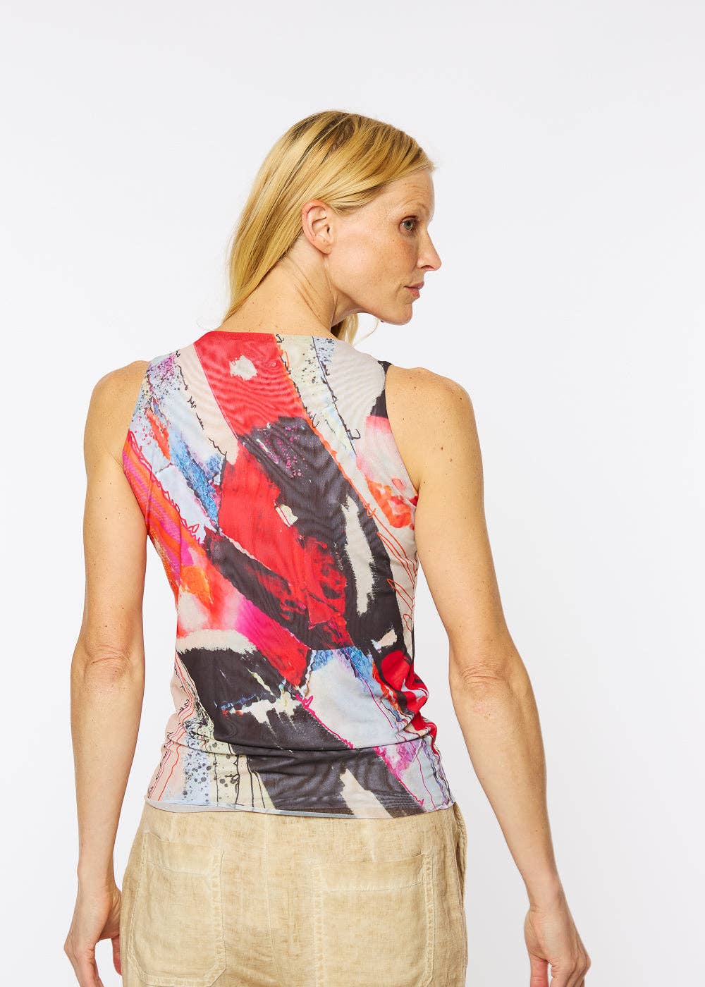 Florence Mesh Tank Top AMB Designs in Crescendo