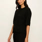 Perfect Sequin Sweater Tee by Sanctuary in Black