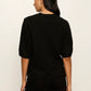 Perfect Sequin Sweater Tee by Sanctuary in Black