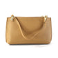 Leather Crossbody Handbag by Pretty Persuasions in Tan