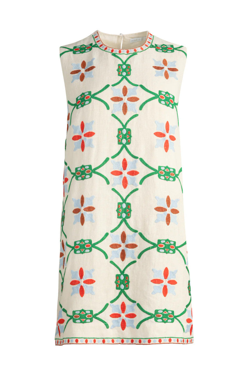 Yvette Dress by Marie Oliver in Trellis