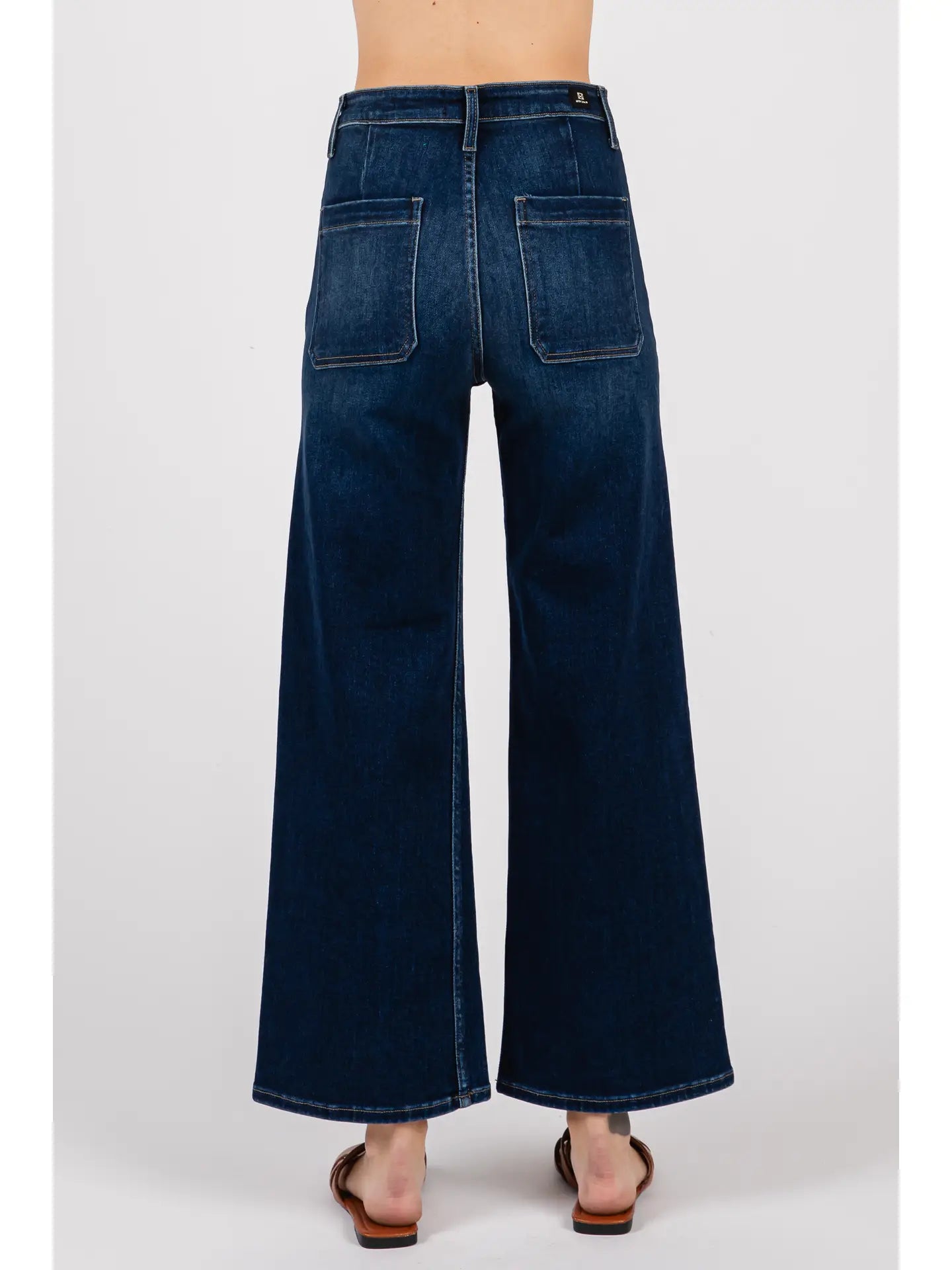 Sailor Front Patch Pocket Jean By Letter to Juliet in Dark