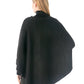 Brighton Poncho by Pretty Persuasions in Black