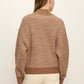 Zip Up Sweater Jacket by Sanctuary in Heather Cocoa