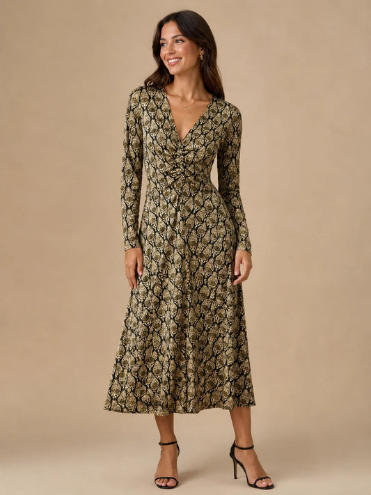 Harper Dress by Traffic People in Green