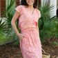 Allie Blouse by Ex Voto in Ginger/Pink Tie Dye