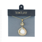 Bengawan Necklace by Texture in Gold