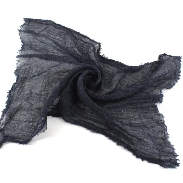 Square Scarf by Pretty Persuasions in Navy