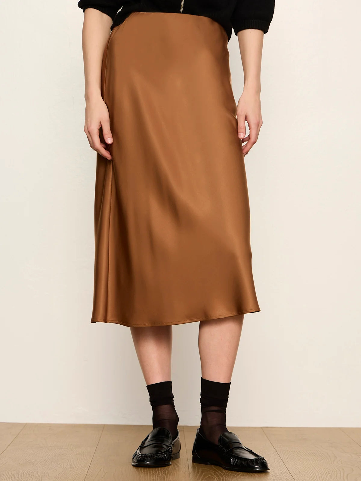 Everyday Midi Skirt by Sanctuary in Cocoa Powder